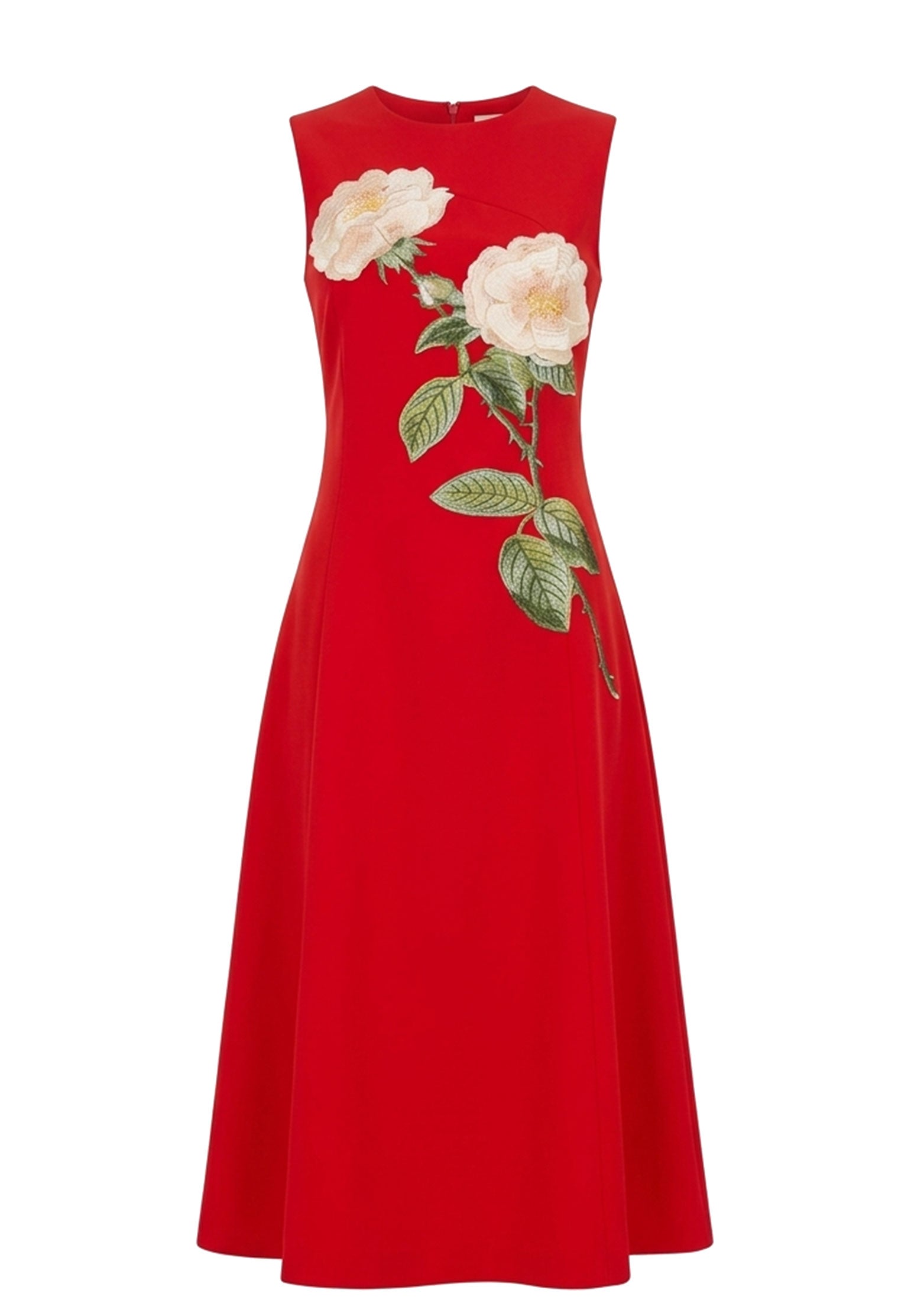 Burgundy Sfilato dress