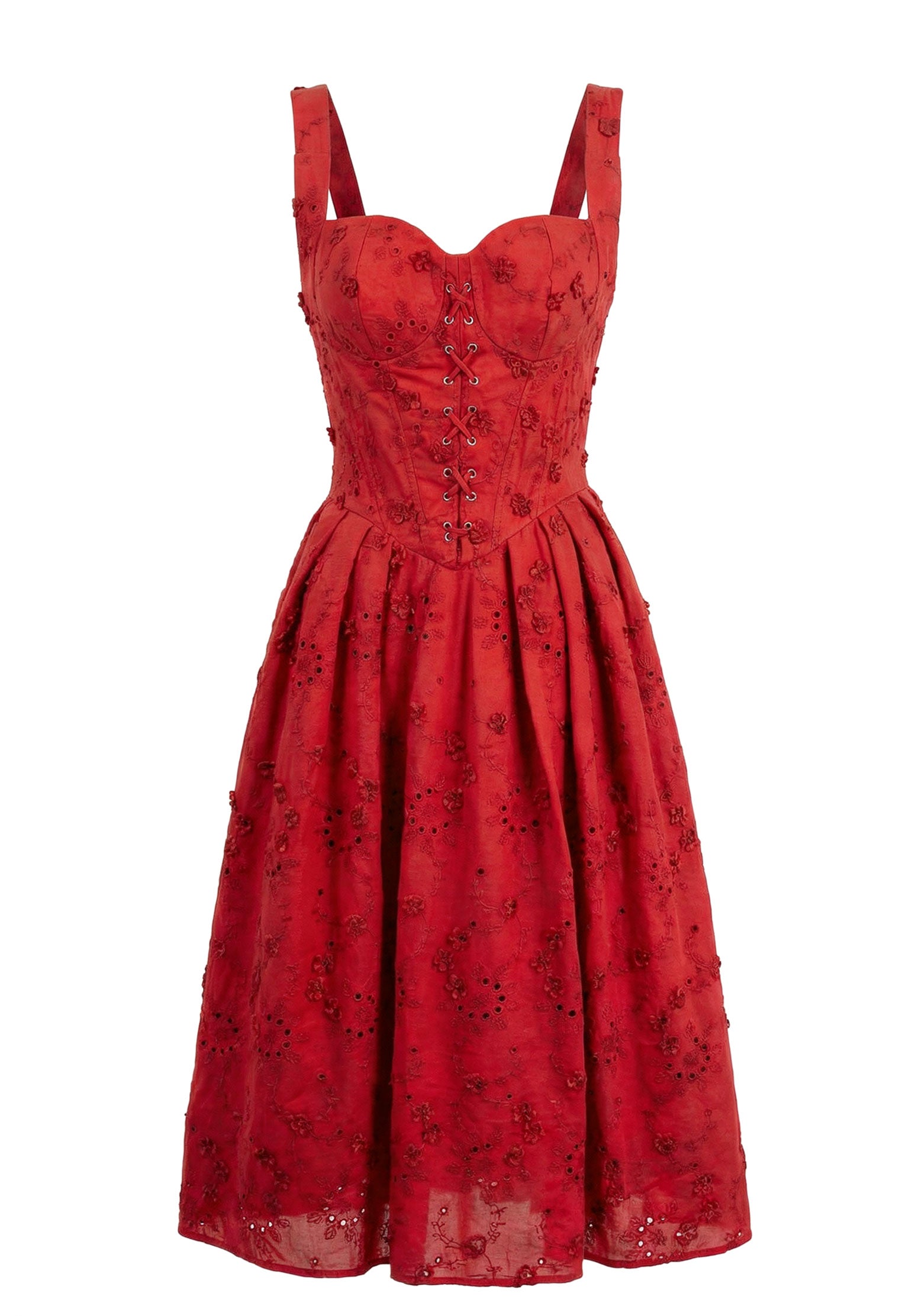 Burgundy Sfilato dress