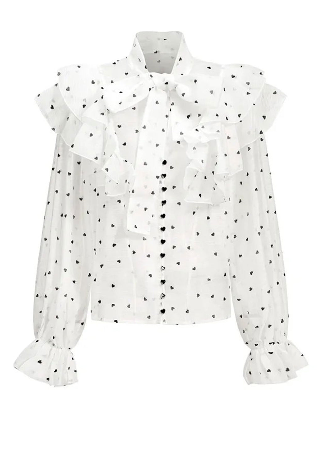 White Sfilato blouse - view 1