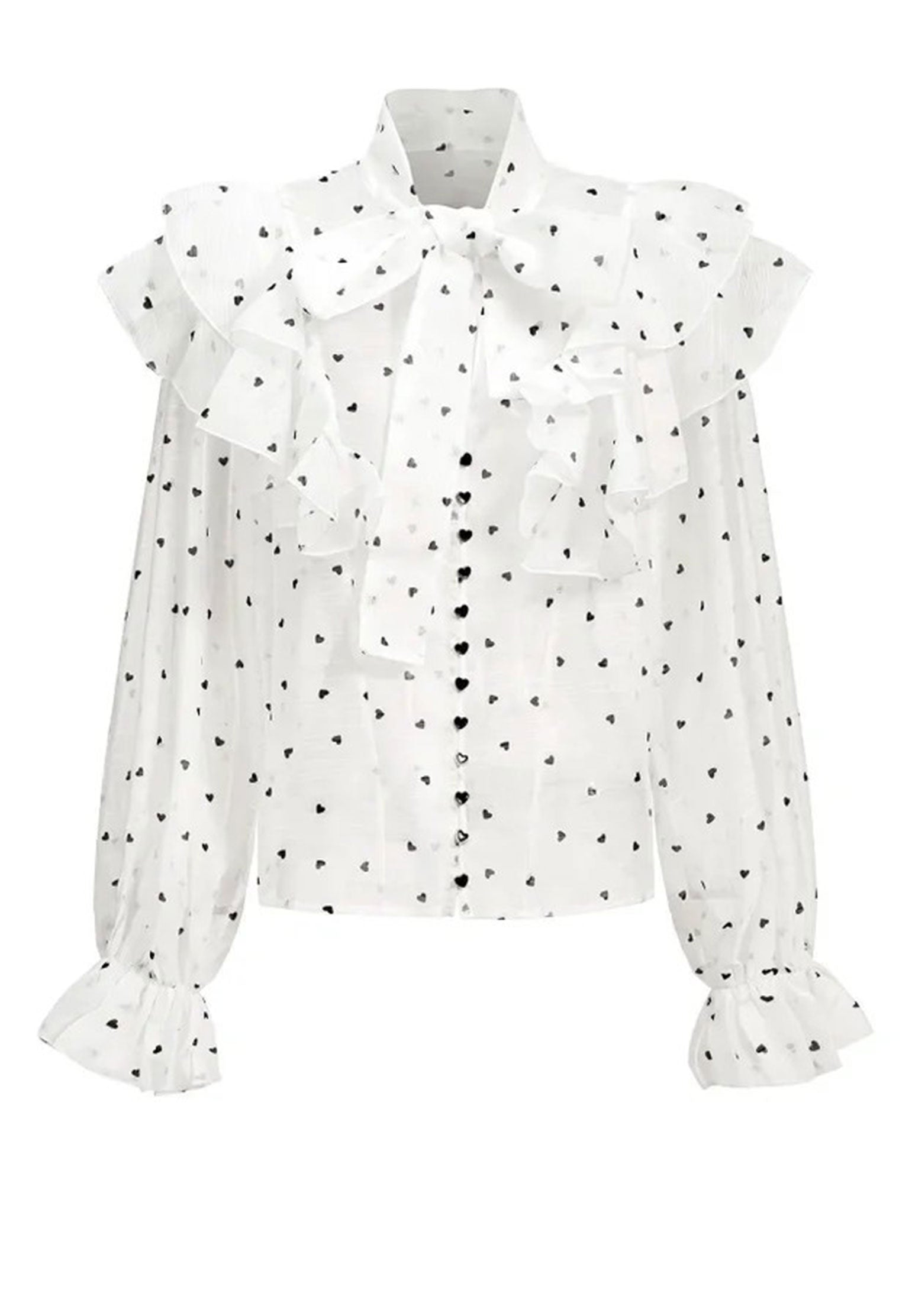 White Sfilato blouse - view 1