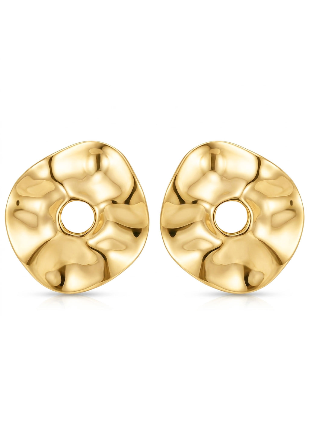 Gold Sfilato earrings - view 1