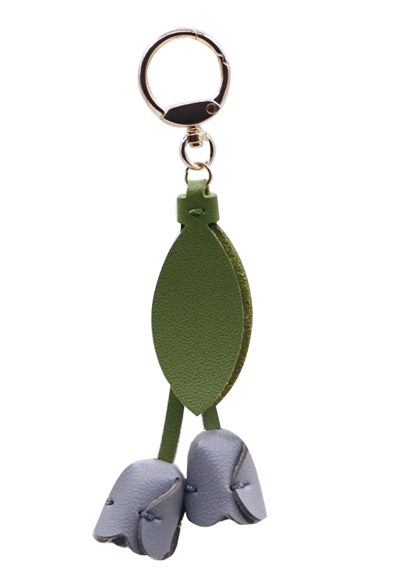 Green and Gray Sfilato keychain