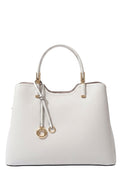 Ivory Top Handle Bag with Charm - view 1