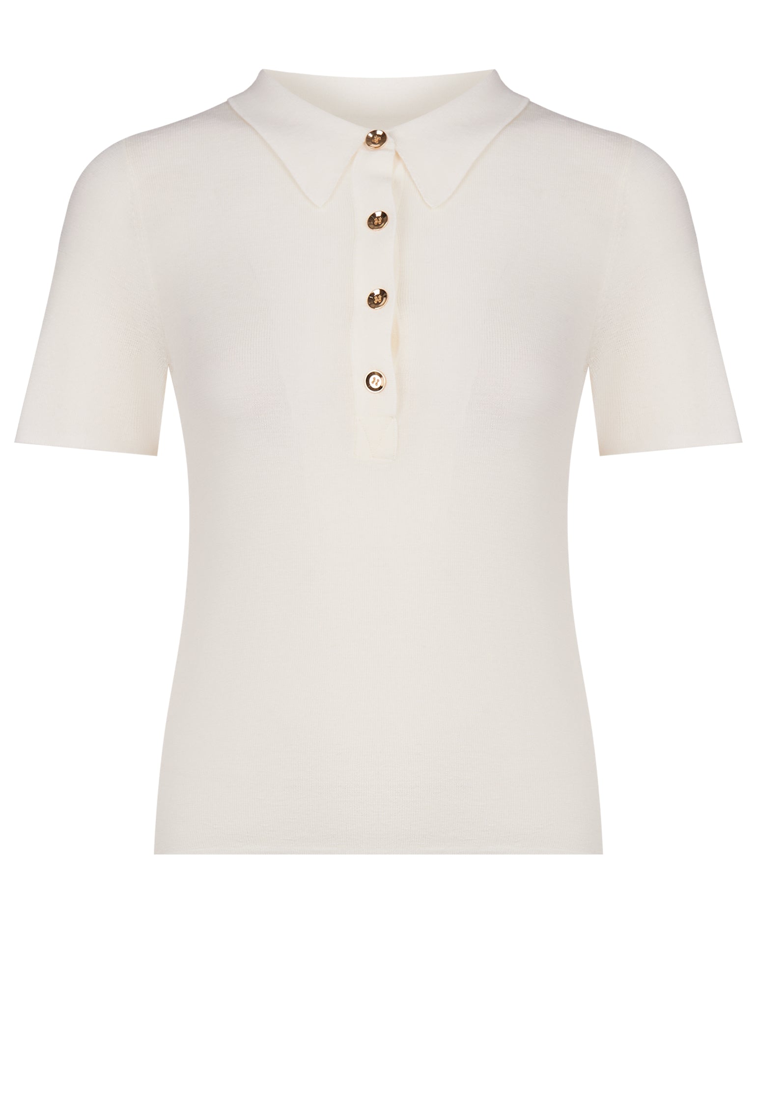 Gray and Beige Sfilato polo - view 1