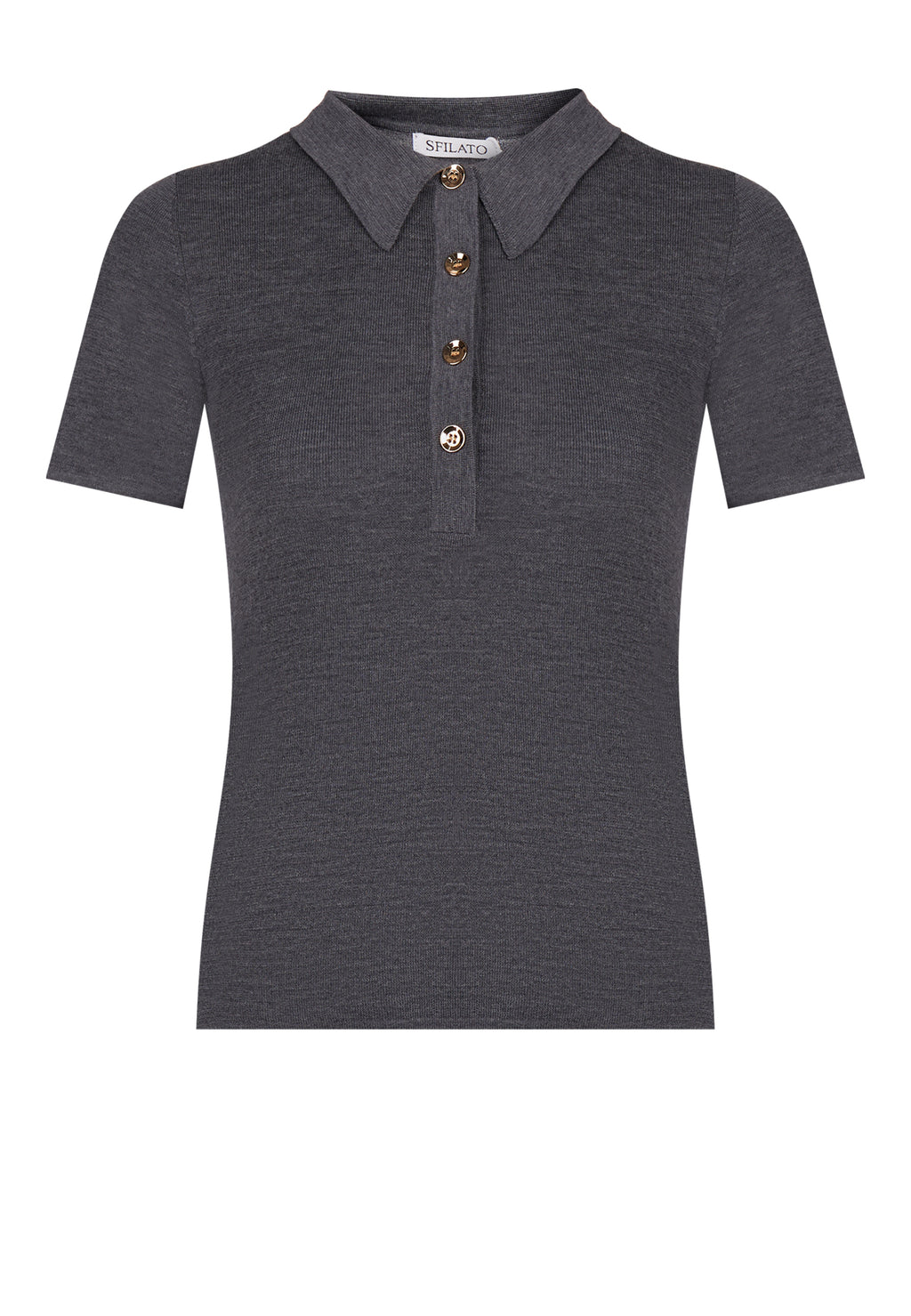 Black Sfilato polo - view 1