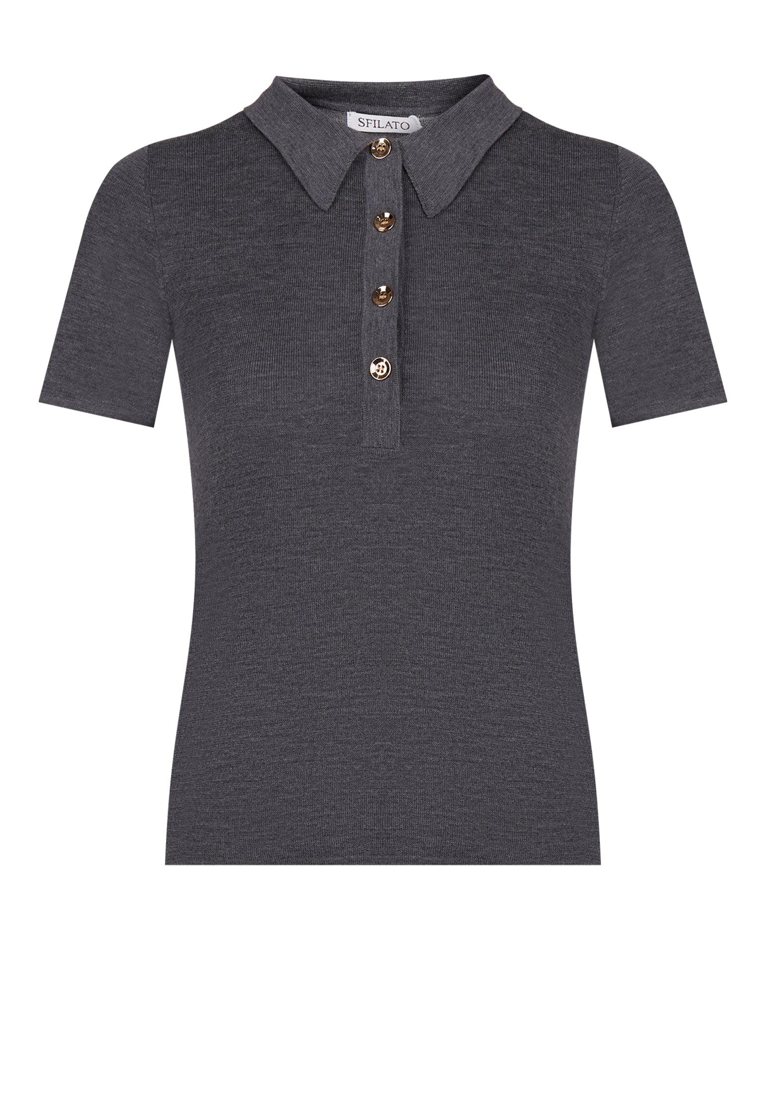 Black Sfilato polo - view 1