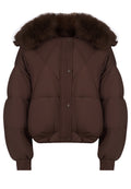 Sfilato Down Jacket CHA726 SMPL — Brown