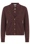 Burgundy Sfilato sweater - view 1