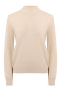 Cream Fine-Knit Turtleneck - view 1