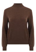 Brown Fine-Knit Turtleneck - view 1