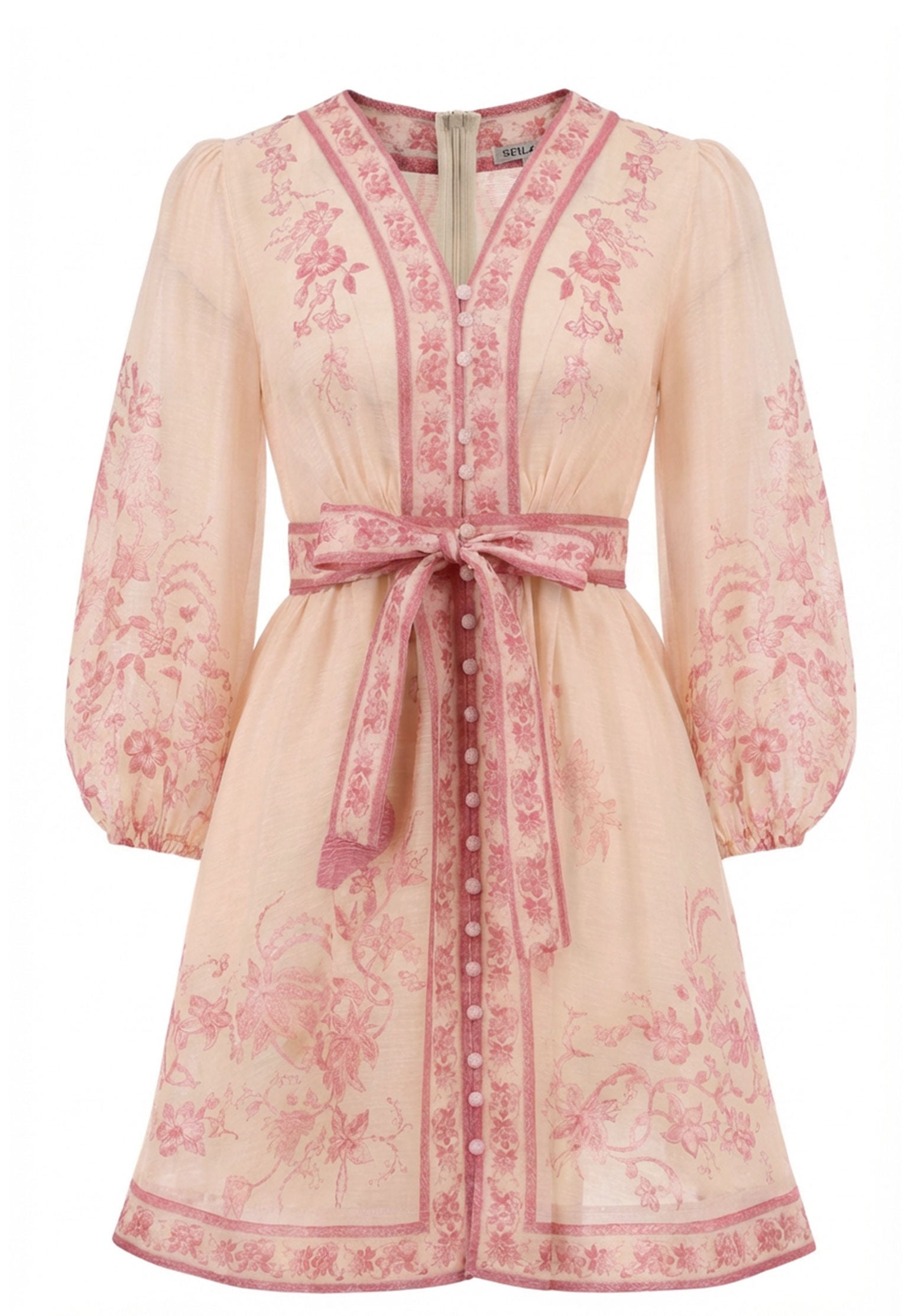 Beige and Coral Dress | Sfilato