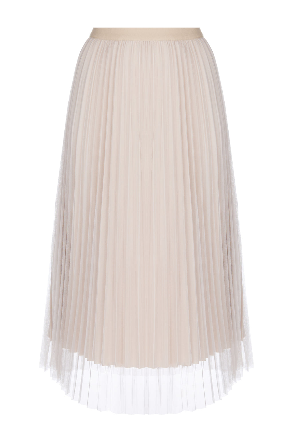 Gray Sfilato tulle skirt - view 1