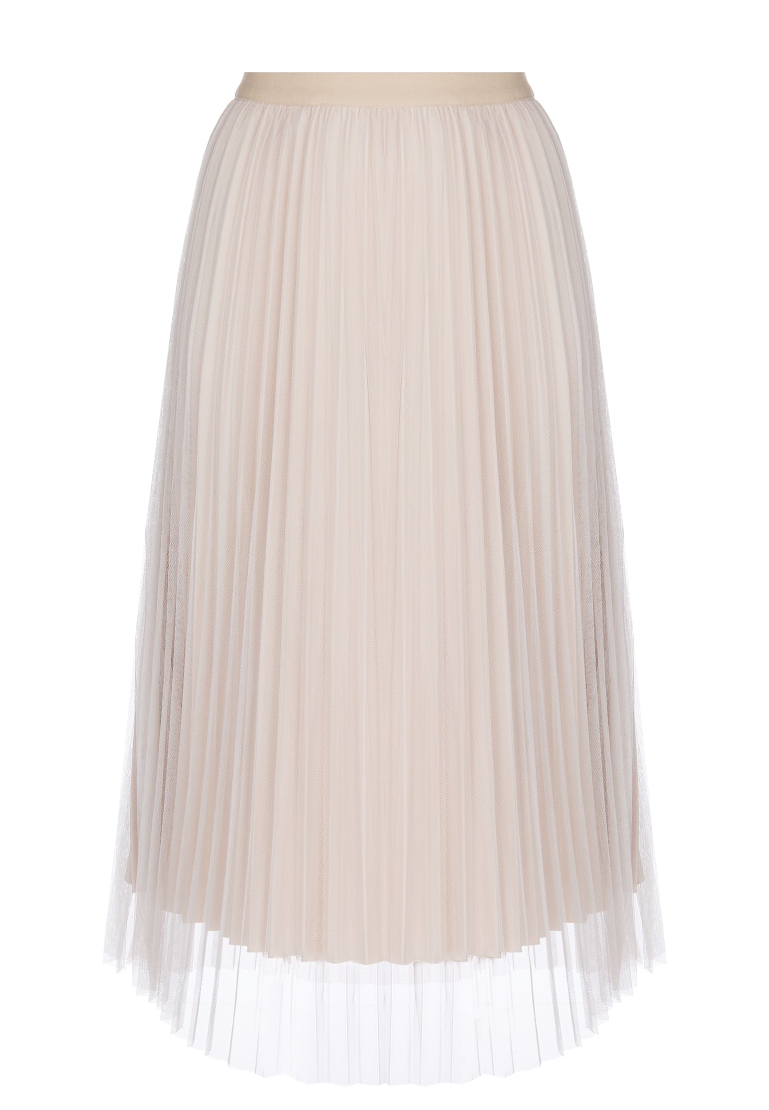 Gray Sfilato tulle skirt - view 1