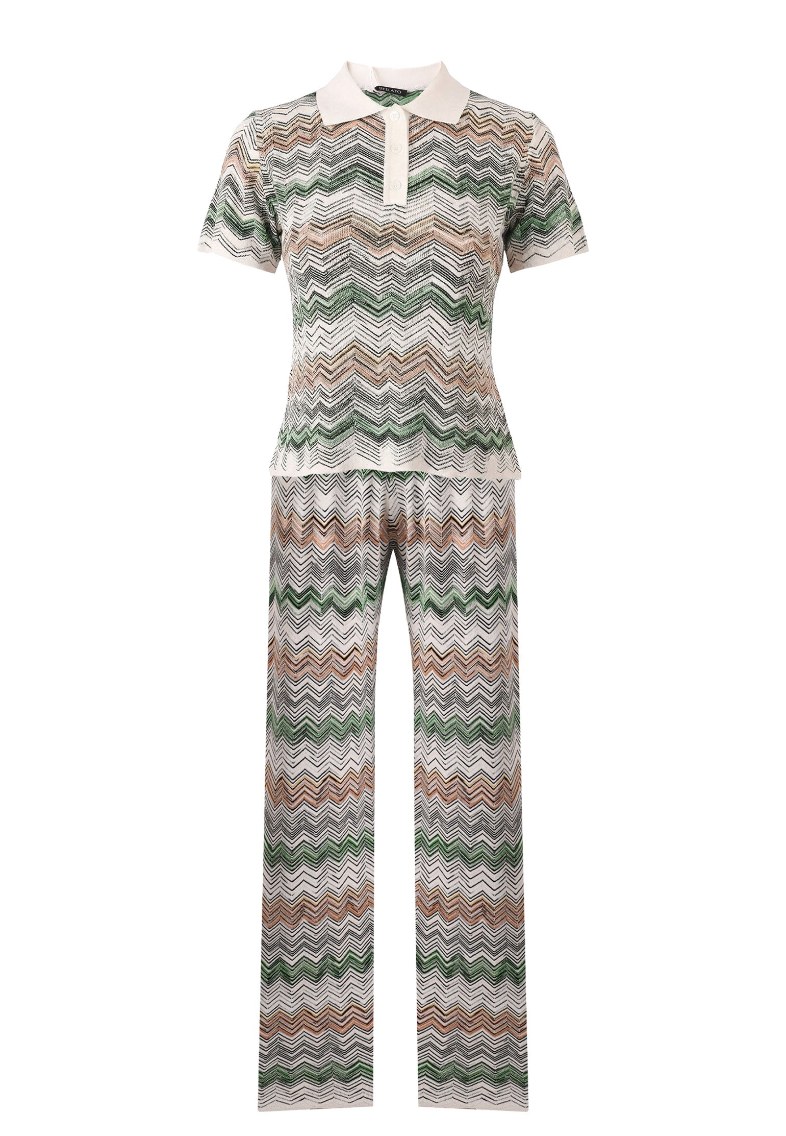 Gray Sfilato trouser suit - view 1