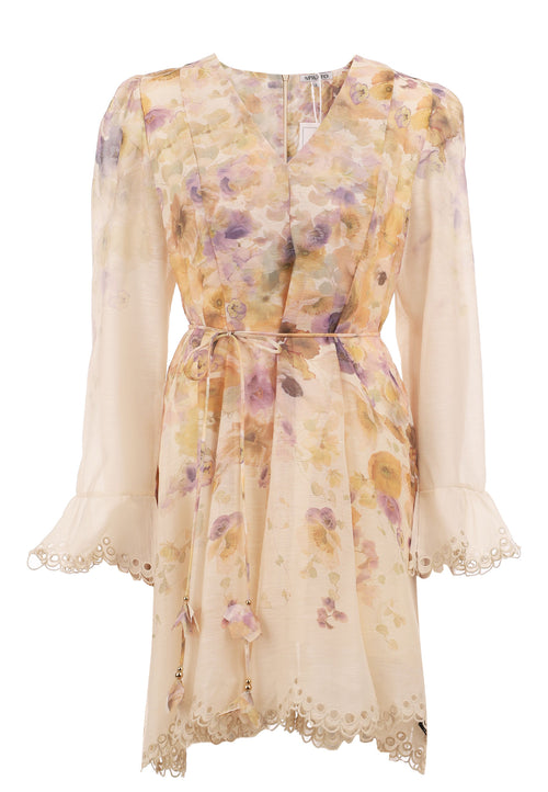 Beige Sfilato dress