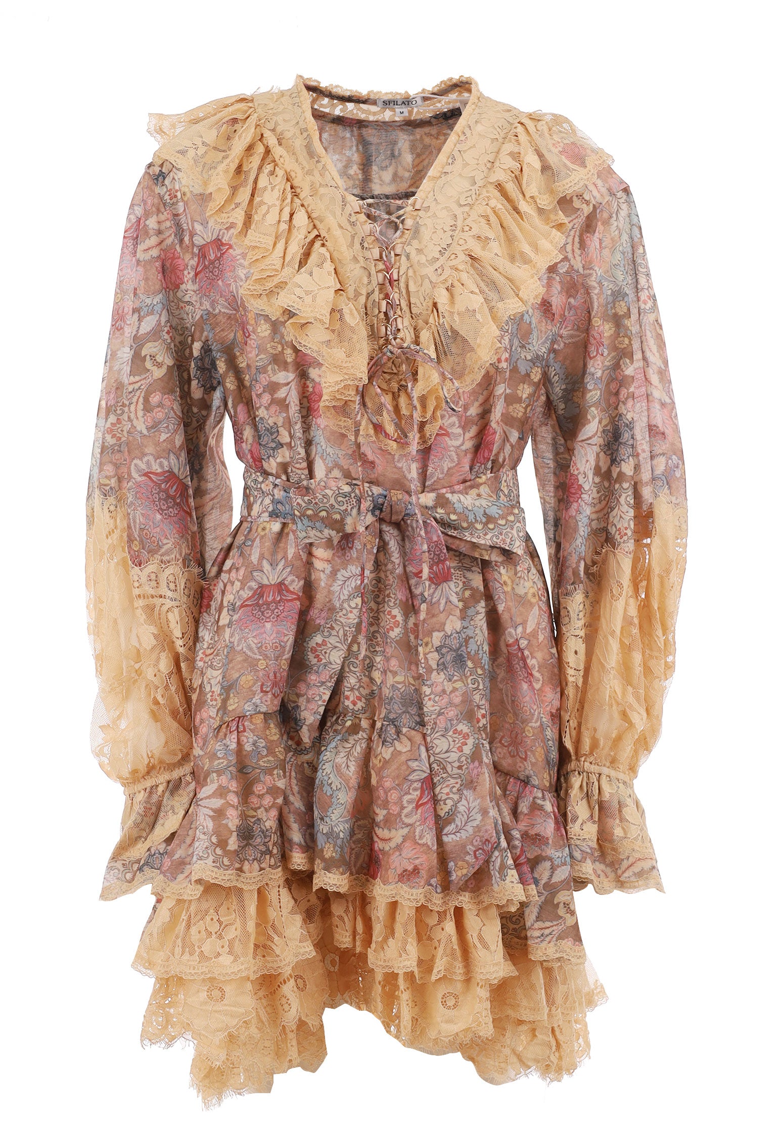 Brown Sfilato dress