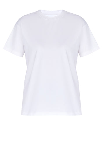 White Relaxed Crewneck T-Shirt - view 1
