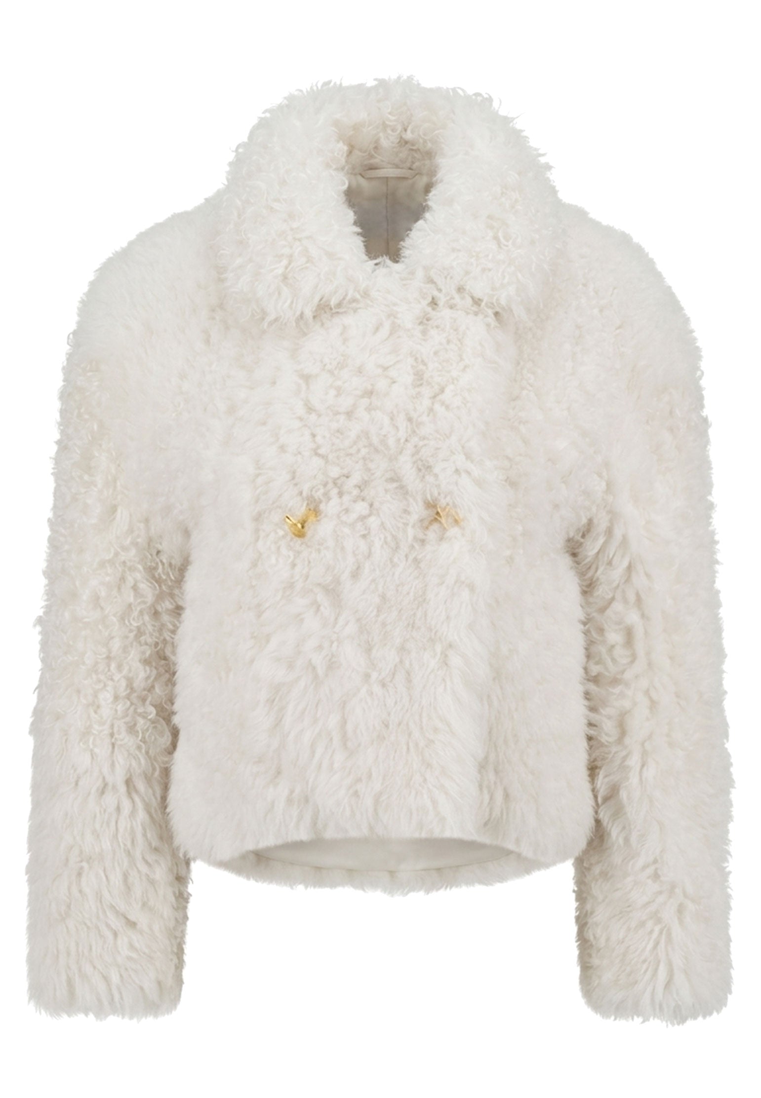 Gray Sfilato fur coat