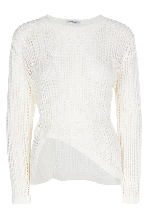 Black and White Sfilato jumper - view 1