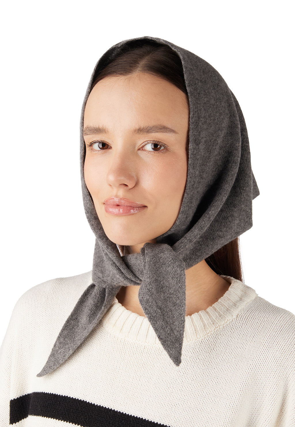 Gray Sfilato kerchief - view 4