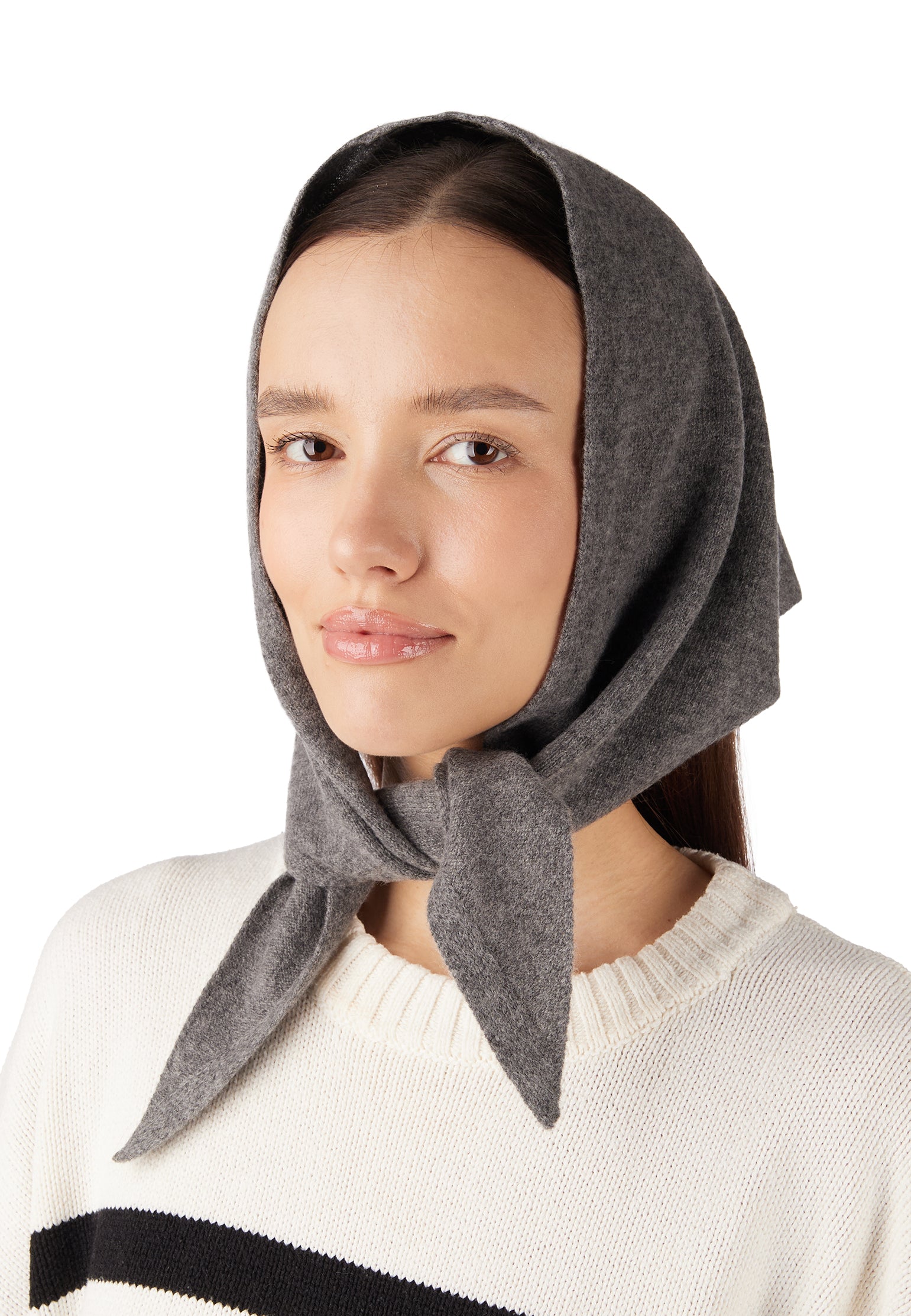 Gray Sfilato kerchief - view 4