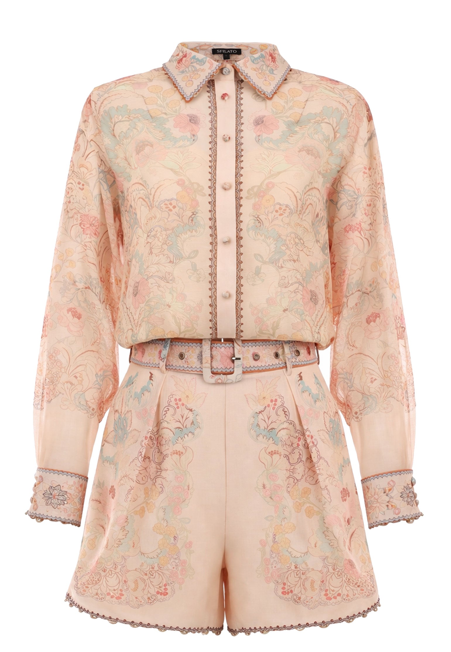 Beige Sfilato suit