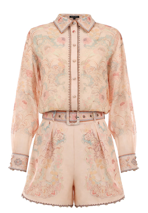 Beige Sfilato suit