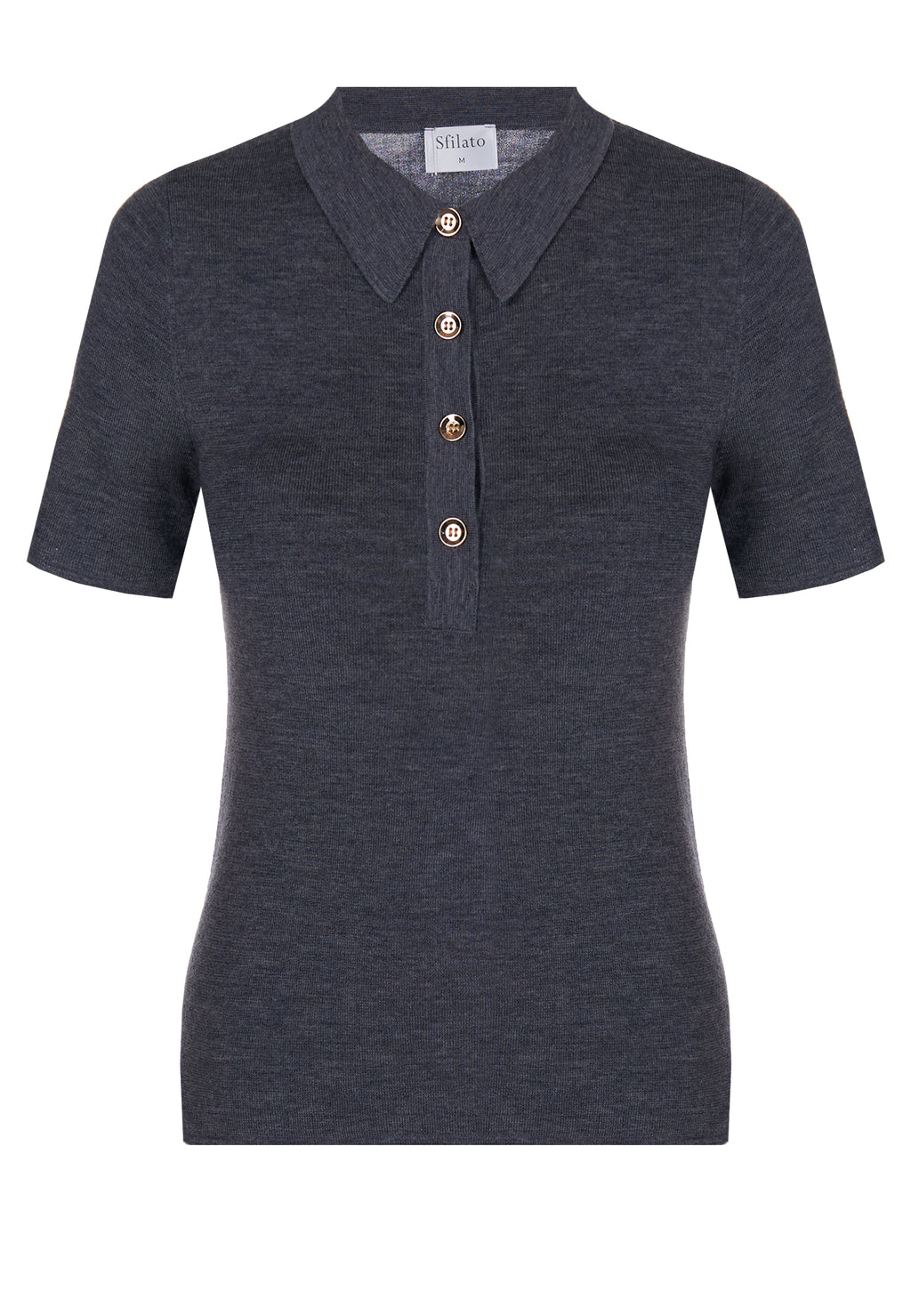 Navy Sfilato polo - view 1