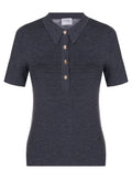 Navy Sfilato polo - view 1