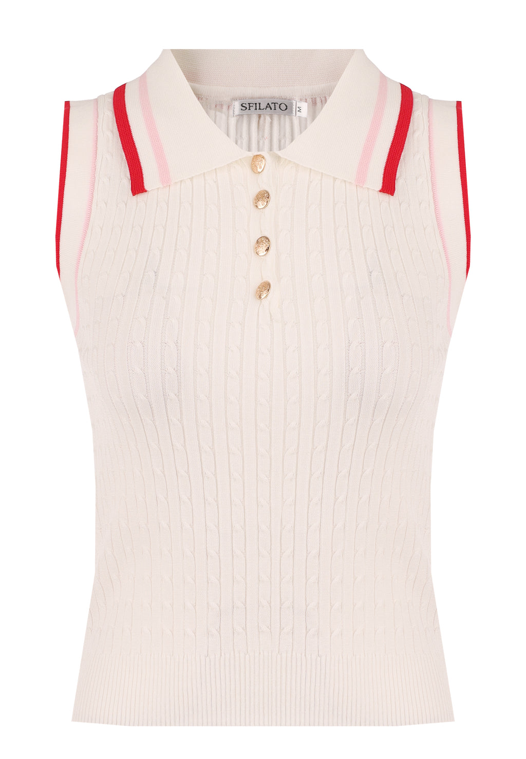 White Sfilato pullover - view 1