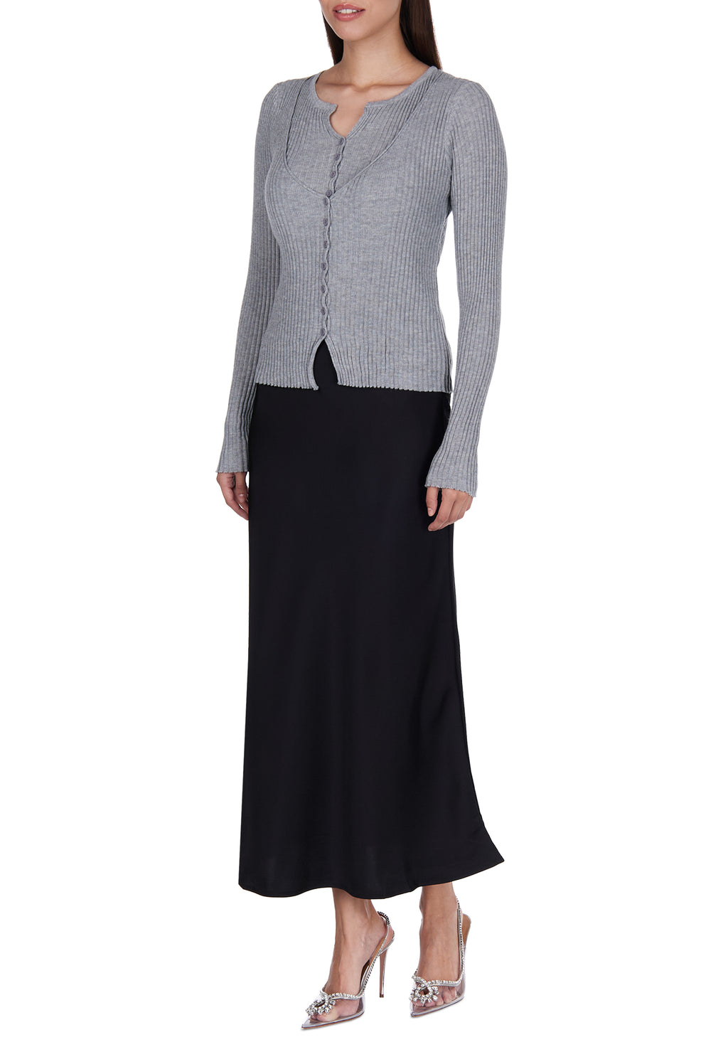 Gray Sfilato pullover - view 2