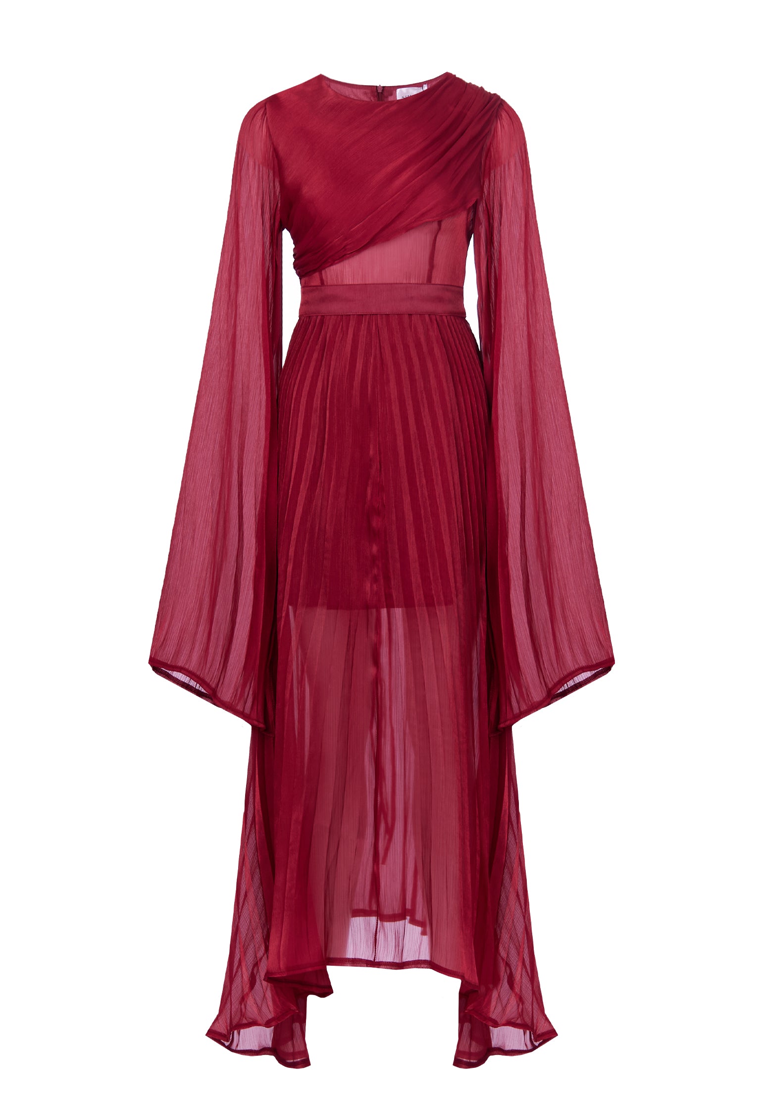 Burgundy Sfilato dress