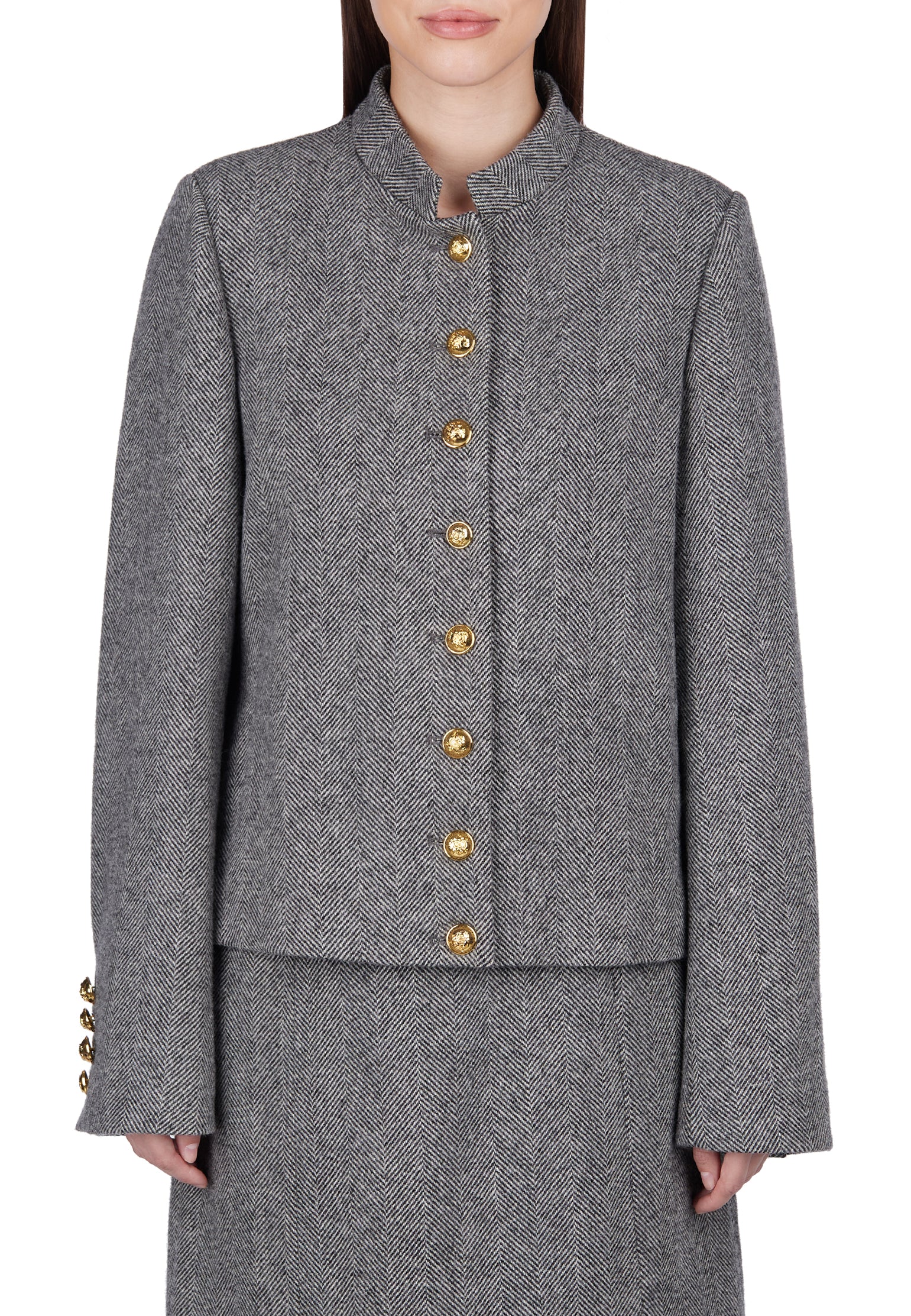 Gray Sfilato jacket - view 6