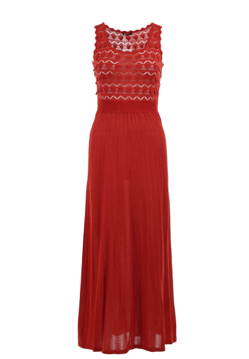 Burgundy Sfilato dress - view 1