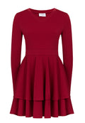 Burgundy Sfilato dress - view 1