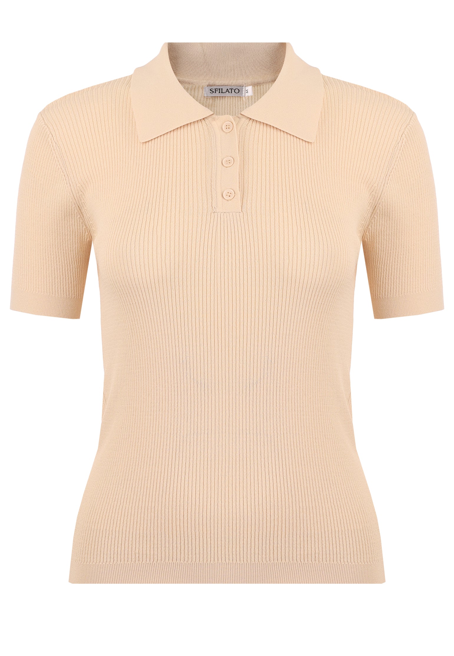 Cream Sfilato pullover - view 1