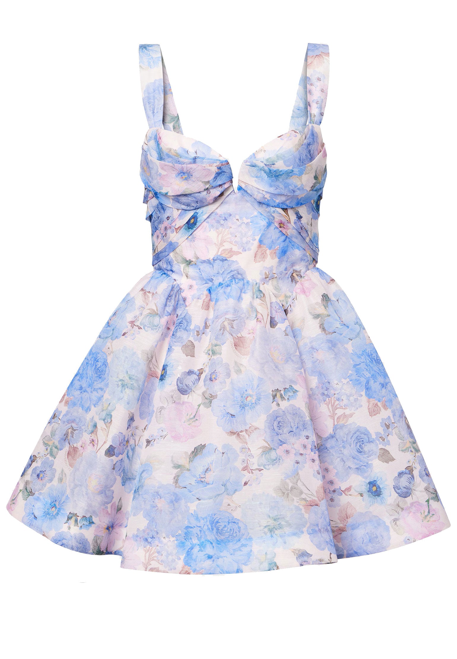 Gray and Brown Sfilato dress - view 1