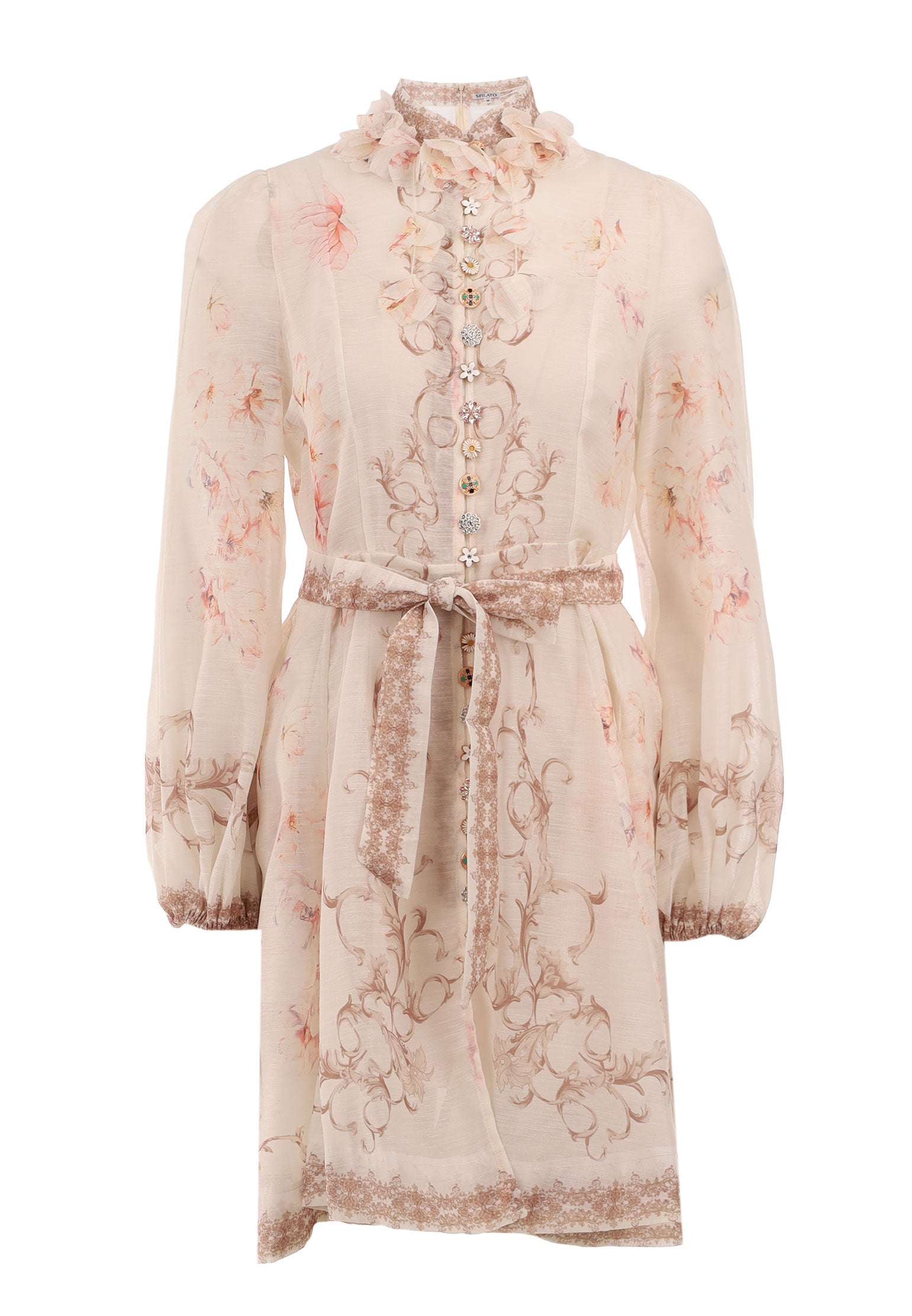 Beige Sfilato dress