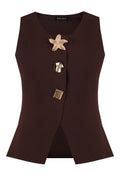 Black Sfilato vest - view 1