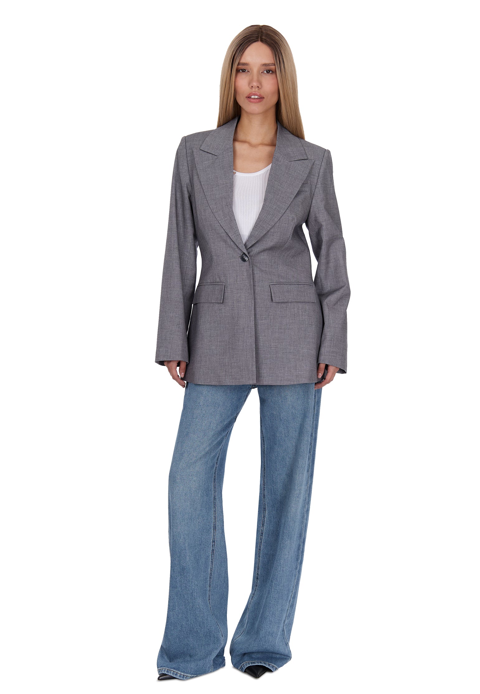 Gray Sfilato jacket - view 5