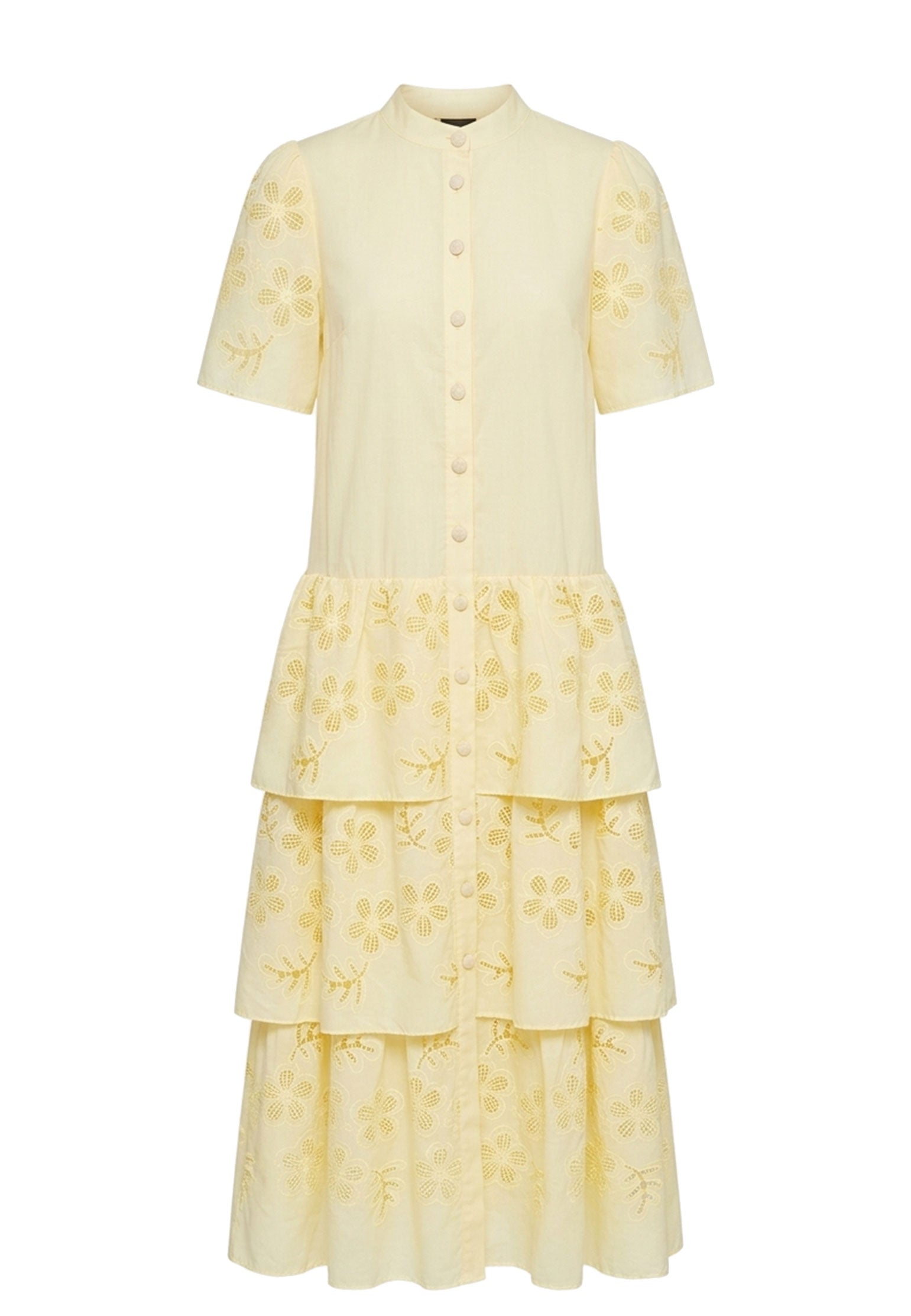Cream Sfilato dress