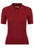 Burgundy Sfilato pullover - view 1
