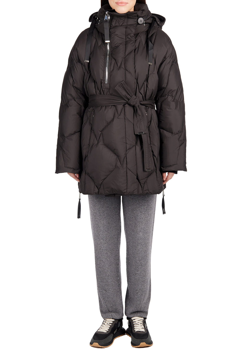 Black Sfilato puffer jacket - view 6