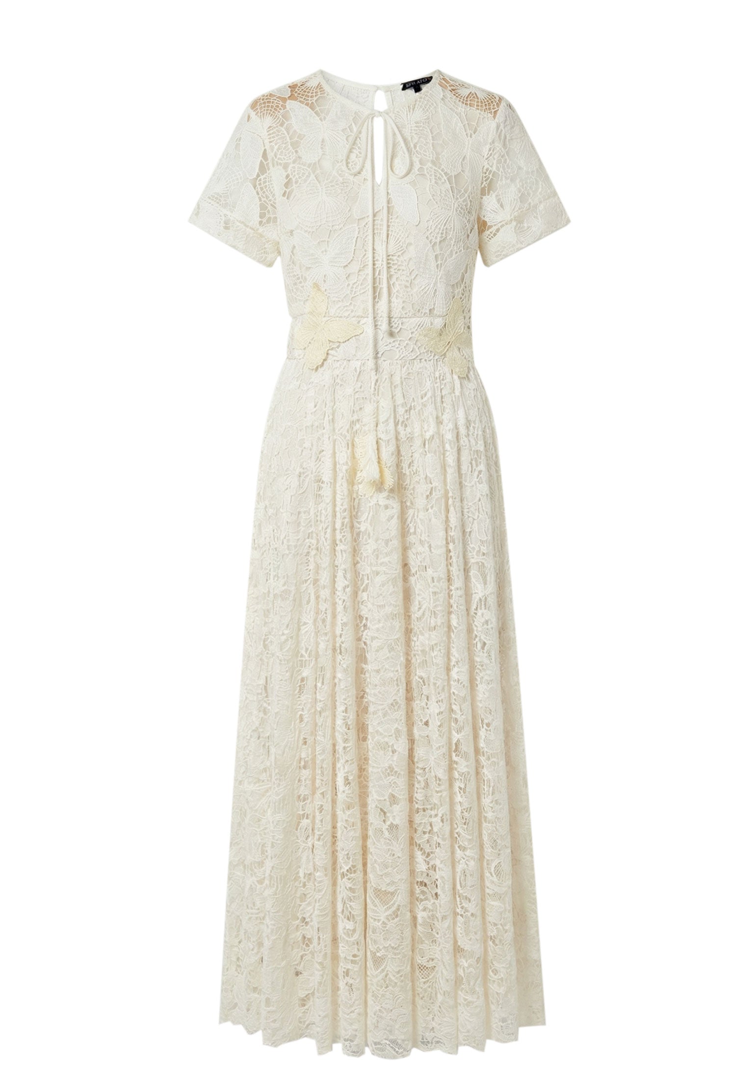 Gray and Beige Sfilato dress - view 1