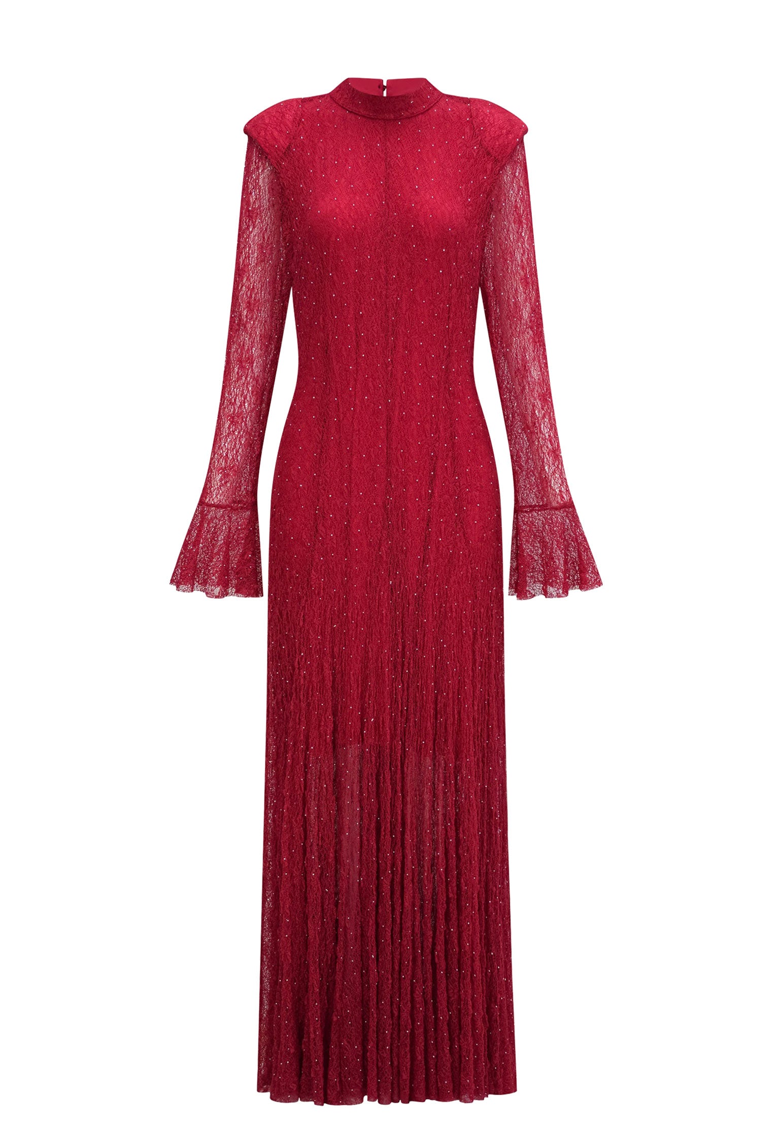Burgundy Sfilato dress