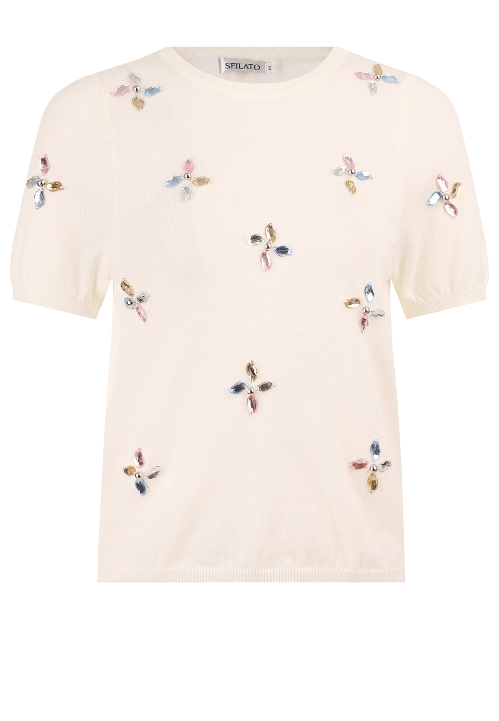 White Sfilato pullover - view 1