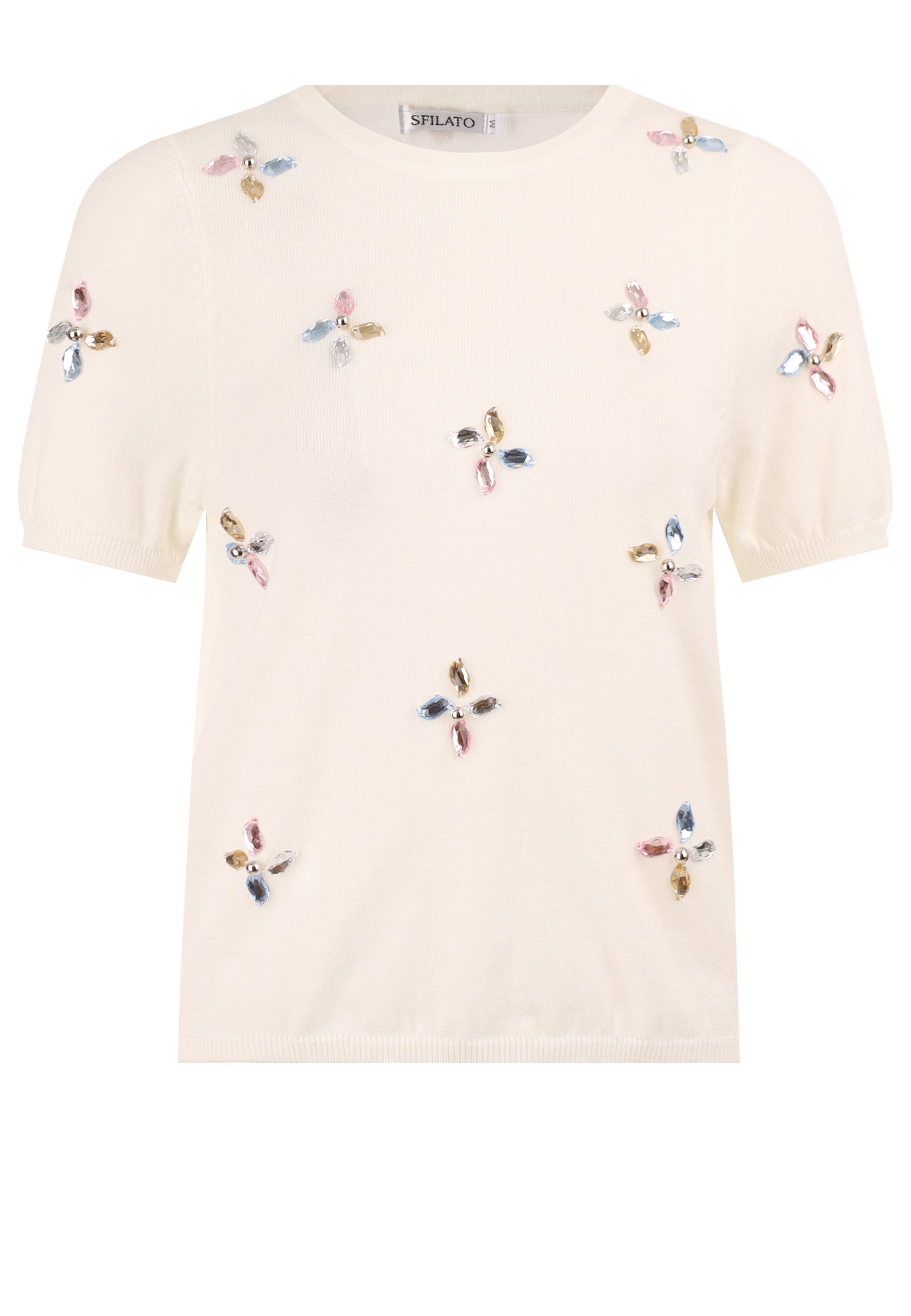 White Sfilato pullover - view 1