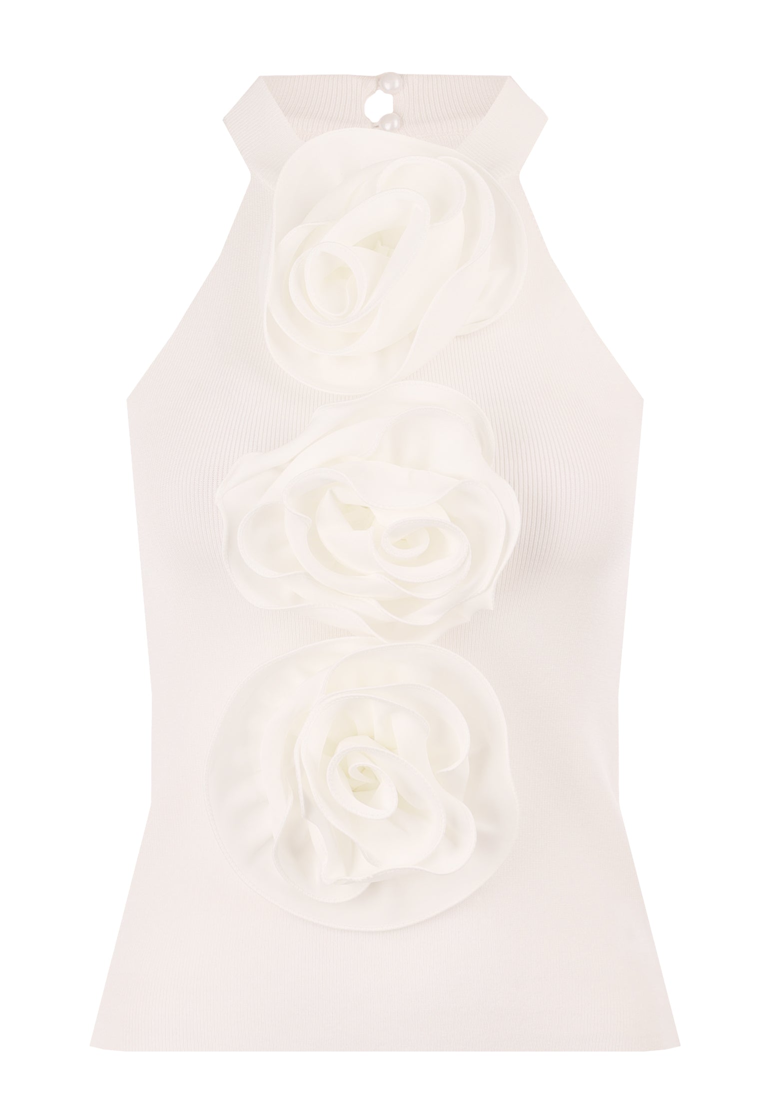 White Sfilato top - view 1