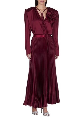 Burgundy Sfilato suit - view 2