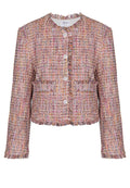 Rose Tweed Cropped Jacket - view 1